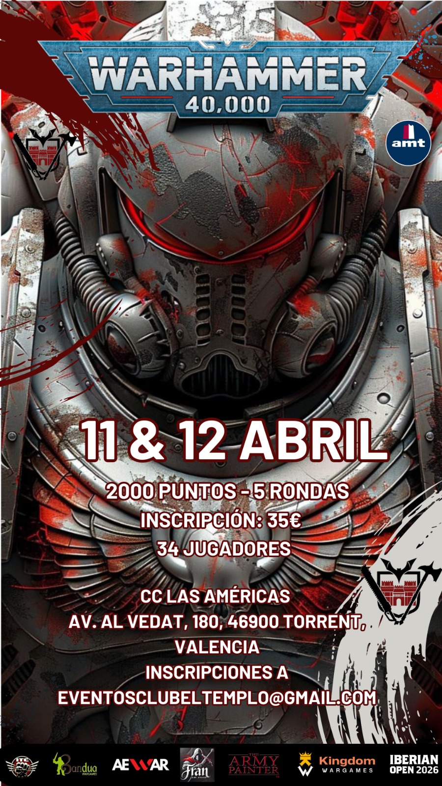 Cartel de II Torneo Warhammer 40K Regne Mortal