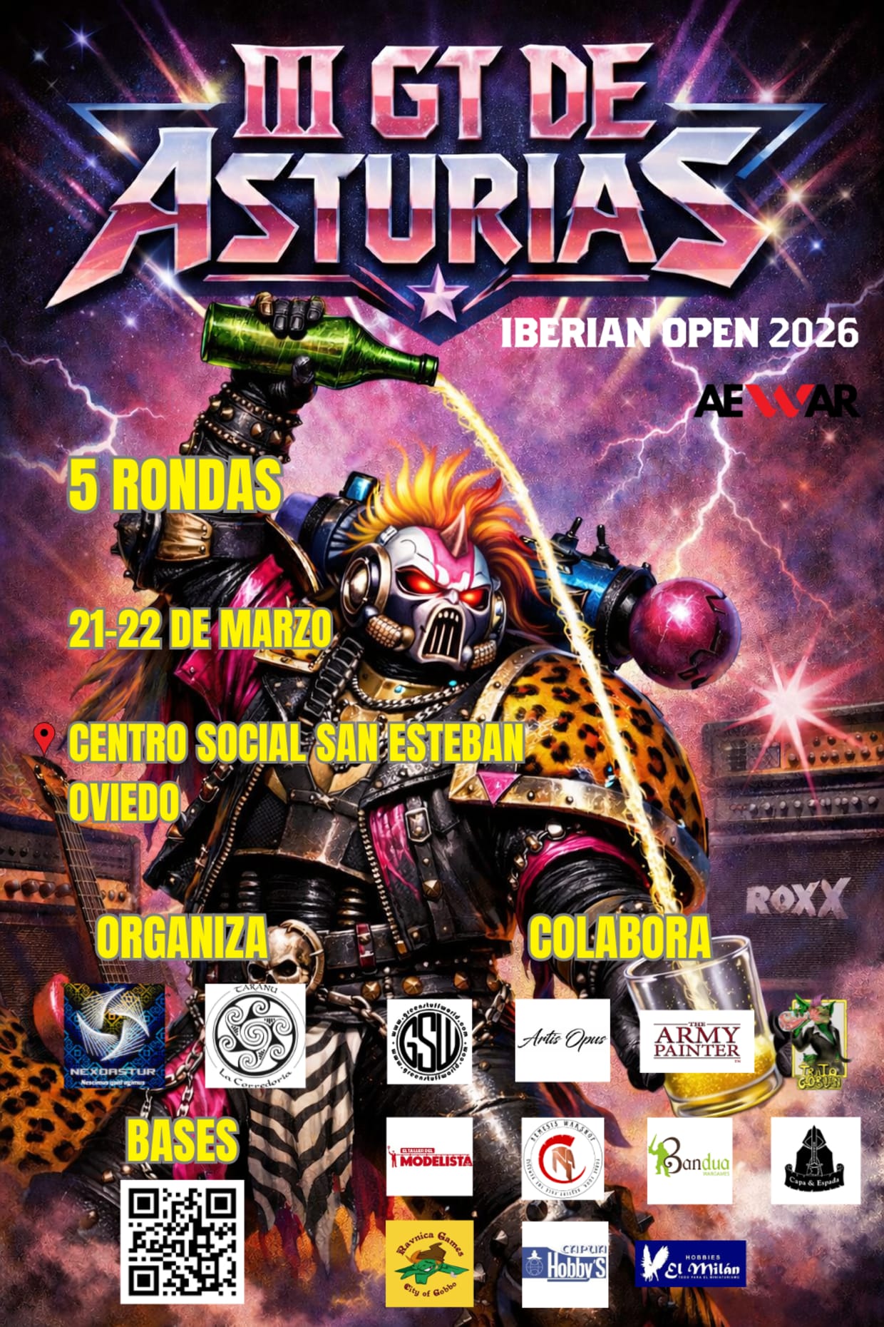 Cartel de III Torneo Warhammer 40K GT Asturias