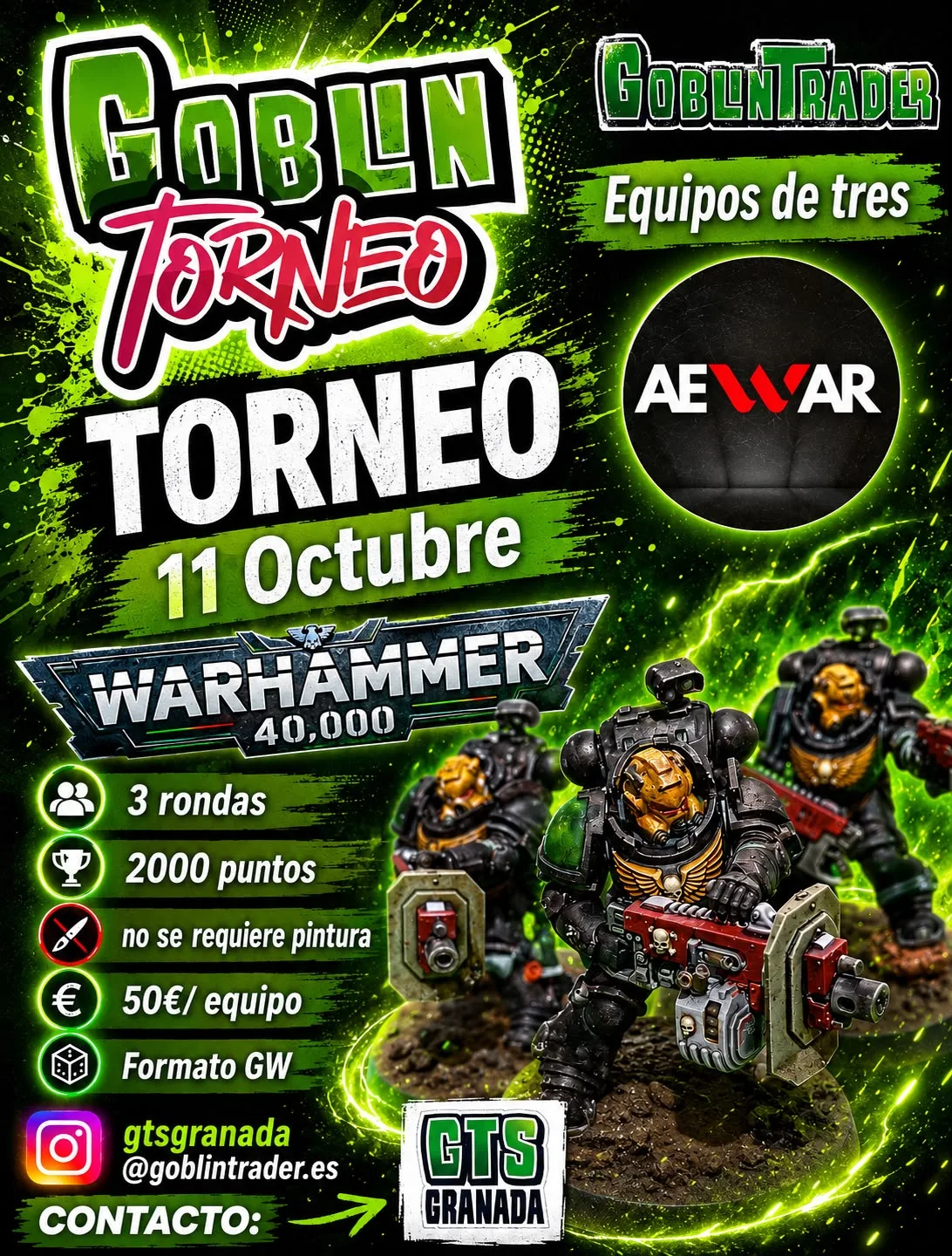 Cartel de IV Teams GTS Granada
