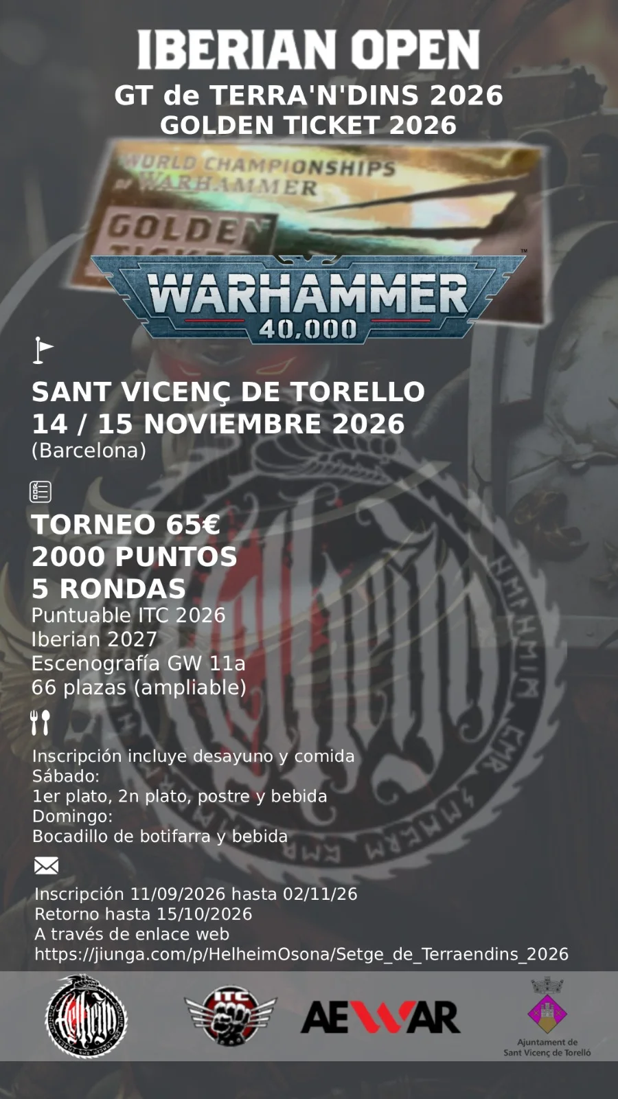 Cartel de Setge de Terra'n'dins 2026 - Iberian Open
