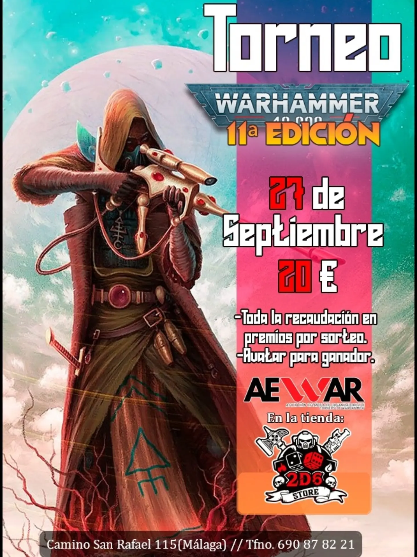 Cartel de Torneo Warhammer 40K 2D6 Store (Noviembre 2026)