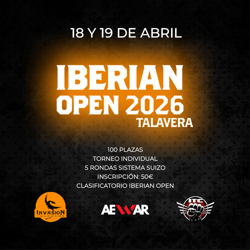 Cartel de Torneo Warhammer 40K Iberiancito Invasión 2026