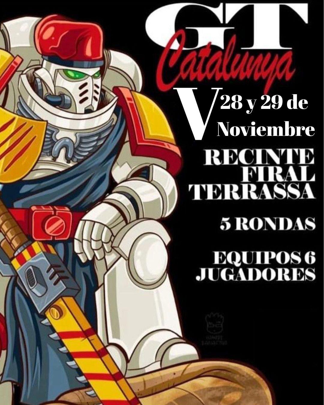 Cartel de V Torneo Warhammer 40.000 GT por equipos Catalunya